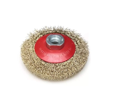 DEDRA F38-115 Kartáč drátěný okružní mosazný 115 mm, závit M14