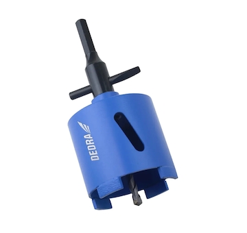 DEDRA H1222 Vrtací korunka diamantová, průmer 82mm delka 75mm sada