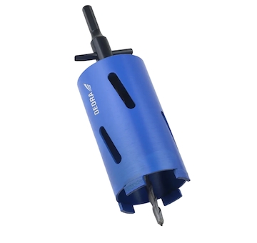 DEDRA H1223 Vrták diamantový, průmer 82mm delka 150mm sada