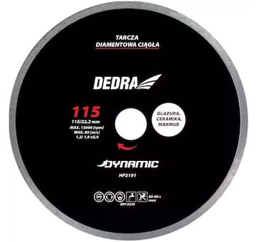 DEDRA HP2104E Kotouč diamantový 180 / 25,4 mm Dynamic