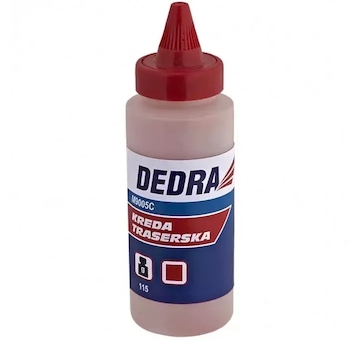 DEDRA M9005C Značkovací křída 115 g, červená