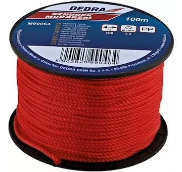 DEDRA M90063 Zednický provázek 100 m