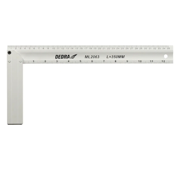 DEDRA ML2063 Stavební úhloměr 350x160 mm, hliníkový