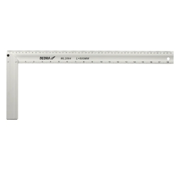 DEDRA ML2064 Stavební úhloměr 500x200 mm, hliníkový