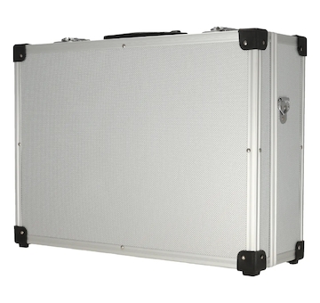 DEDRA N0001 Aluminiový kufřík na nářadí 460x325x150 stříbrný