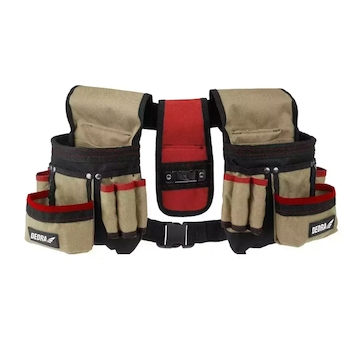 DEDRA N0033 Nářadový pás (20x10x28cm) x 2, 16 kapes