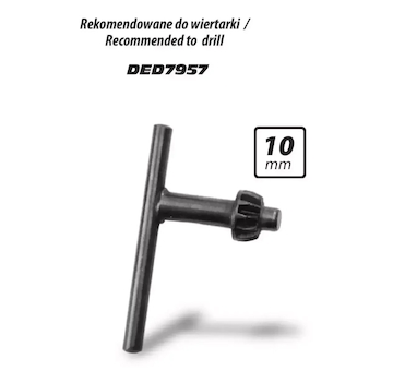 DEDRA YKS002 Klíč na sklíčidlo vrtačky 10 mm