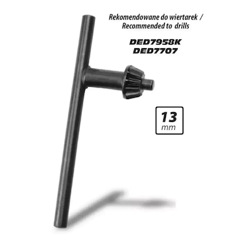 DEDRA YKS003 Klíč na sklíčidlo vrtačky 13 mm
