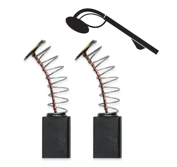 DEDRA YSG009 Uhlíky náhradní pro DED7743