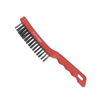 Drátěný kartáč 5řadý, ocelový, 270 mm, rukojeť plast