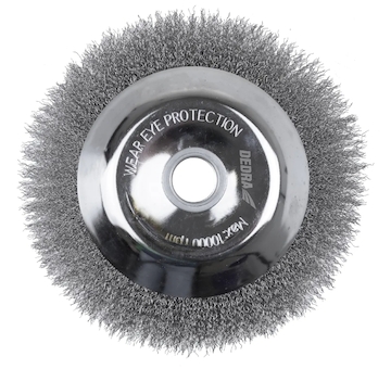 Drátěný kartáč na motorovou kosu,měkký, 200 mm