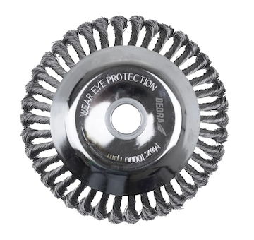 Drátěný kartáč na motorovou kosu,tvrdý, 200 mm