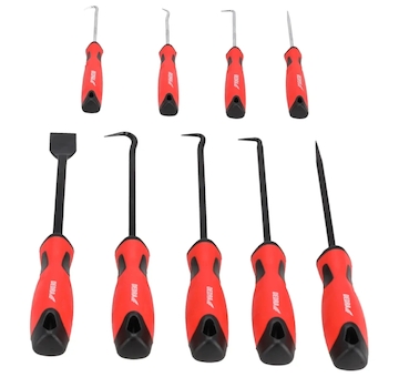 Háky s držadlem 9 ks sada 40Cr