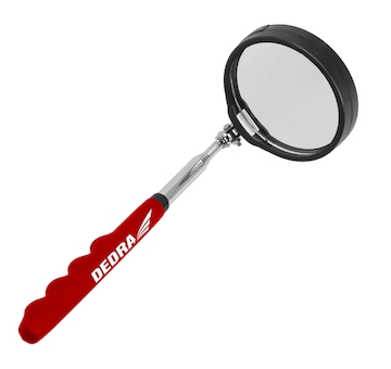 Kontrolní zrcátko 70mm LED, teleskopické 285-880mm, kulaté