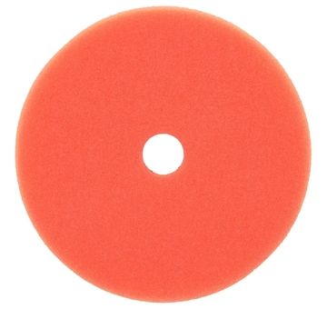 Leštící houba se suchým zipem tvrdá 125mm tl. 25mm (oranžová)