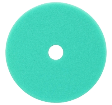 Leštící houba se suchým zipem velmi tvrdá 150mm tl. 25mm (zelená)