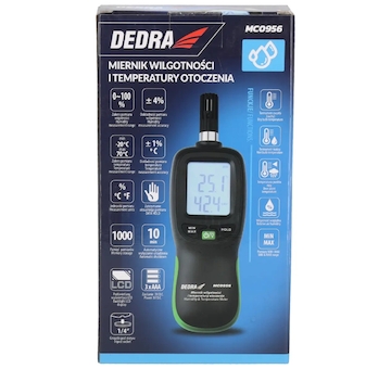 Měřič okolní vlhkosti a teploty