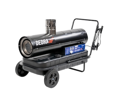 Naftové topidlo 30kW s vývodem spalin a termostatem