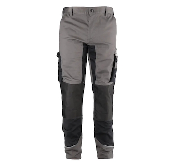 Pracovní kalhoty šedé s elastanem M/50, 240g/m2