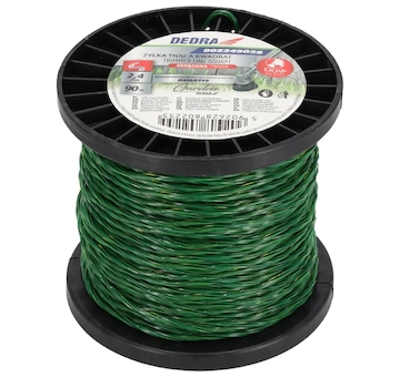 Řezací struna čtverec kroucená 2,4mmx90m, cívka