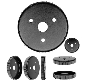 Rotační rašple fréza 120 mm, jemná hrubost 1