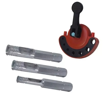 Sada vrtáků 6,8,10mm+vodící šablona