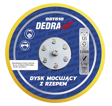 Unášecí koutouč se suchým zipem 125mm pro excentrické brusky