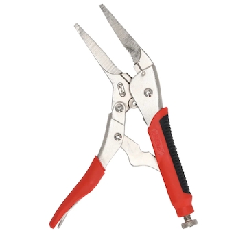 Upínací kleště prodloužené 230 mm, CRV, TPR rukojeti