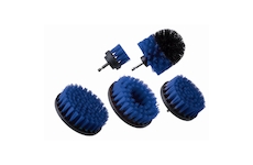 Čistící kartáčky, pro vrtačky, sada 5 ks, nylonové, šestihranné, 6 mm