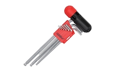 DEDRA 0653 Imbusové klíče s kuličkou CrV, 9 ks