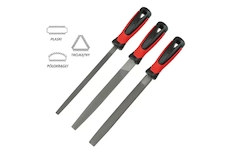 DEDRA 06C006 Sada pilníků na kov 200 mm, 3 ks