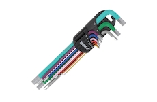 DEDRA 06F205 Imbusové klíče extra dlouhé barevné, 1,5 – 10 mm, sada 9 ks, S2