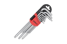 DEDRA 06F221 Klíče Torx dlouhé T10 - T50, sada 9 ks, CRV