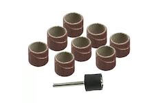 DEDRA 08T601 Brusný pás 12,7 mm, K60, K120, sada 9 ks (8+1 trn 3,2 mm)