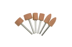 DEDRA 08T606 Brusné kameny, sada 6 ks