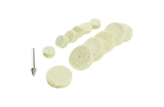 DEDRA 08T607 Lešticí plsti, sada 13 ks