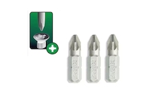 DEDRA 18A01PZ10-03 Šroubovací bity ploché Pozidriv PZ1 x 25 mm, 3ks blistr