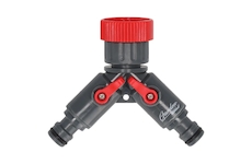 DEDRA 80N002K Dvojitá přípojka na vodovodní kohoutek 1/2