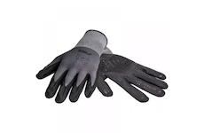 DEDRA BH1006R09 Ochranné rukavice nitrilové, puntíkové, vel. 9