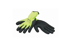 DEDRA BH1007R09 Ochranné rukavice latexové, zpěněný latex, vel. 9