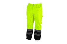 DEDRA BH80SP1-XXXL Reflexní zateplené kalhoty vel. XXXL, žluté