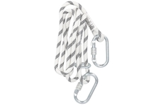 DEDRA BHSZ15 Lanko opásací s regulací délky 2 m s karabinami