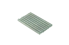 DEDRA DED7574 Tyčinky tavné lepící stříbrné brokátové 8 ks 8 x 100 mm