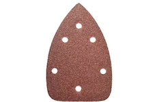 DEDRA DED79415 Smírkový papír Delta 140 x 140 x 80 mm,150 gr, suchý zip, sada 5 ks