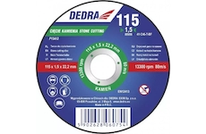 DEDRA F13412 Kotouč na řezání kamene 115 x 1,5 x 22,2