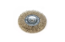 DEDRA F33-100 Kartáč drátěný okružní mosazný 100 mm, průměr otvoru 12.7 mm