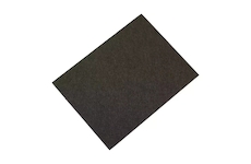 DEDRA M311.206 Plstěná samolepicí podložka 1 ks, čtverec 200 x 150 mm, hnědá