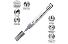 DEDRA M89Z72 Popisovač pro obnovu nápisu na náhrobku stříbrný 1 ks