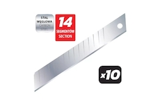 DEDRA M9041 Náhradní břity 18 mm, 14 dílků, 10 ks