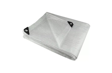 DEDRA N09023 Plachta 2 x 3, 100 g / m2, transparentní, vyztužená